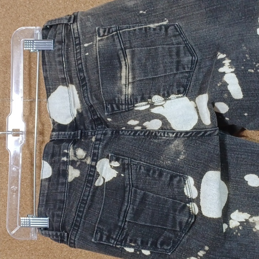 SLICK-BUD FASHIONS JEANS a 10p in a beautiful white washed design one of a kind - Picture 8 of 9